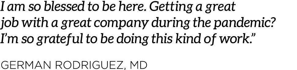 I am so blessed to be here  Getting a great job with a great company during the pandemic  I m so grateful to be doing   