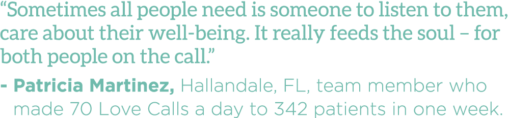  Sometimes all people need is someone to listen to them, care about their well-being  It really feeds the soul   for    
